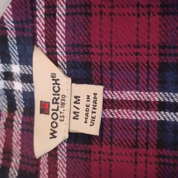 Woolrich flannel shirt women's size medium - Picture 2 of 5